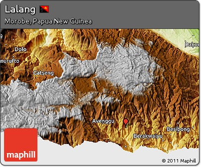 Physical 3D Map of Lalang