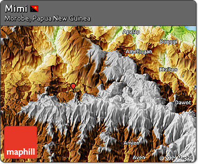 Physical 3D Map of Mimi