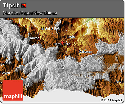 Physical 3D Map of Tipsit