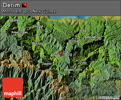 Satellite 3D Map of Derim
