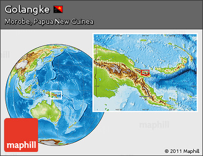 Physical Location Map of Golangke