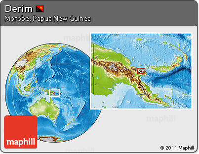 Physical Location Map of Derim