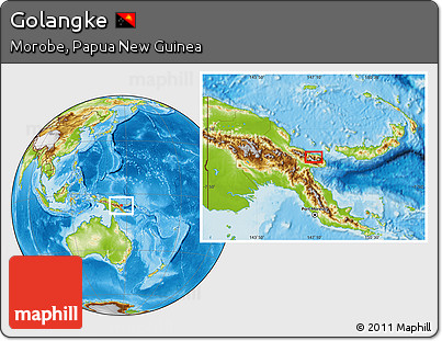 Physical Location Map of Golangke