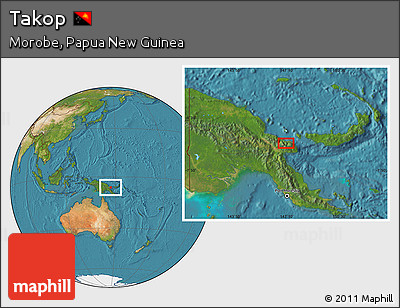 Satellite Location Map of Takop