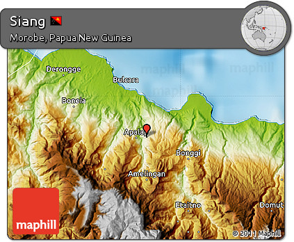 Physical Map of Siang