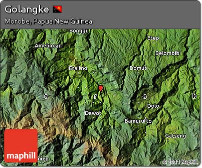 Satellite Map of Golangke