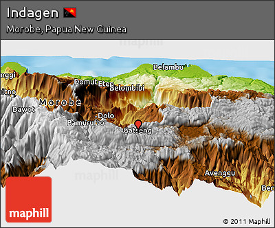 Physical Panoramic Map of Indagen
