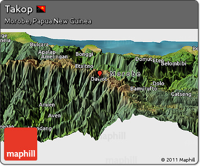 Satellite Panoramic Map of Takop