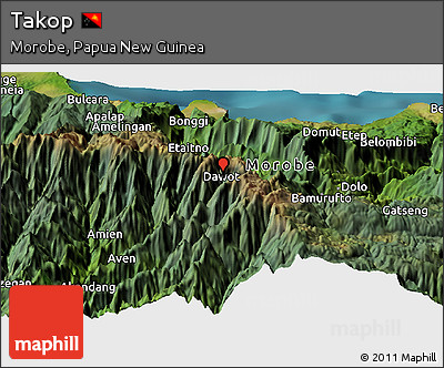Satellite Panoramic Map of Takop