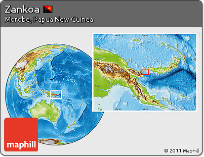 Physical Location Map of Zankoa