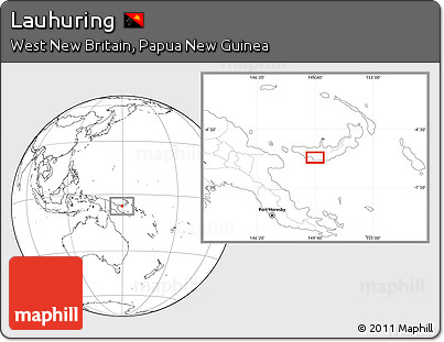 Blank Location Map of Lauhuring