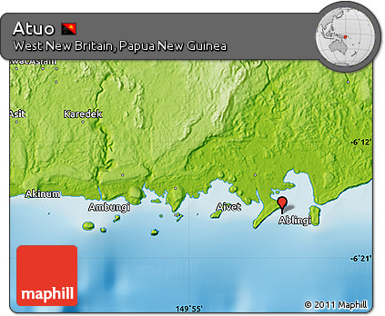 Physical Map of Atuo