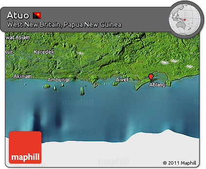 Satellite Panoramic Map of Atuo
