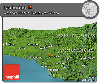 Satellite Panoramic Map of Lauhuring