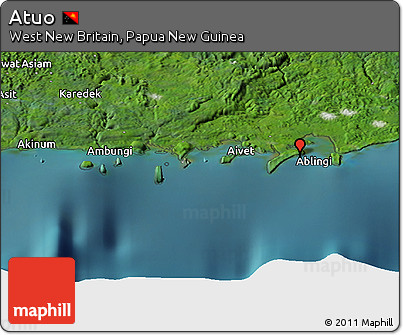 Satellite Panoramic Map of Atuo