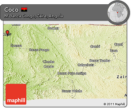 Physical Panoramic Map of Coco