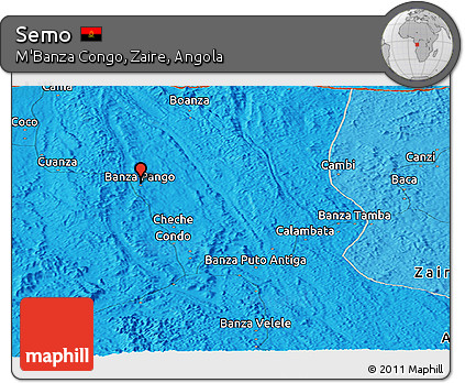 Political Panoramic Map of Semo