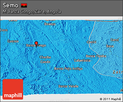 Political Panoramic Map of Semo