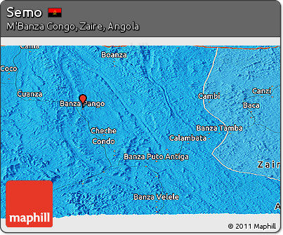 Political Panoramic Map of Semo