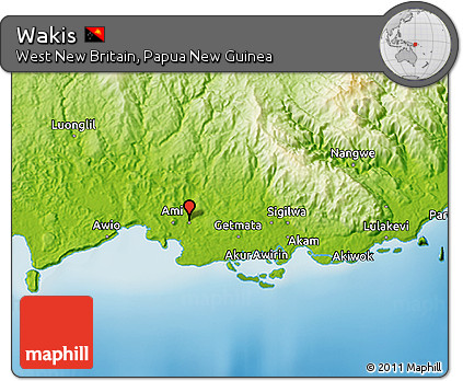 Physical 3D Map of Wakis