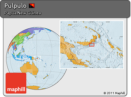 Political Location Map of Pulpulo