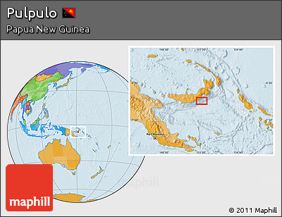 Political Location Map of Pulpulo
