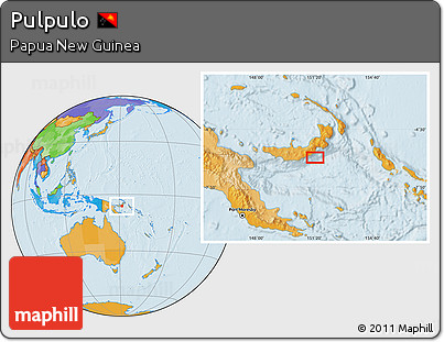 Political Location Map of Pulpulo