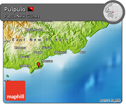 Physical Map of Pulpulo