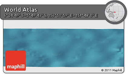 Satellite Panoramic Map of the Area around 6° 7' 16" S, 157° 19' 29" E