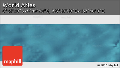 Satellite Panoramic Map of the Area around 6° 7' 16" S, 157° 19' 29" E