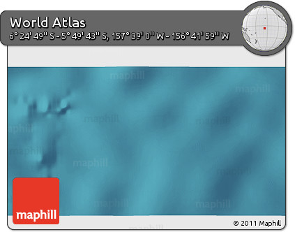 Satellite 3D Map of the Area around 6° 7' 16" S, 157° 10' 30" W