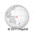 Outline Map of the Area around 6° 7' 16" S, 159° 1' 30" E, rectangular outline