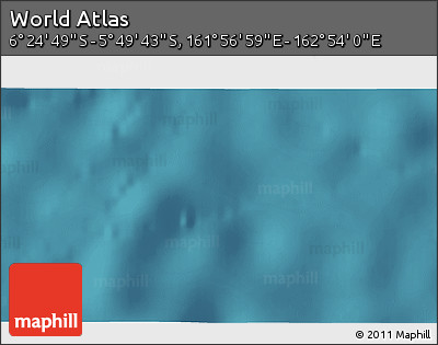 Satellite 3D Map of the Area around 6° 7' 16" S, 162° 25' 30" E