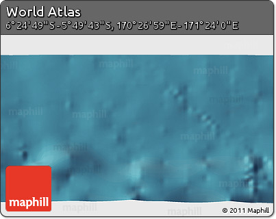 Satellite 3D Map of the Area around 6° 7' 16" S, 170° 55' 30" E