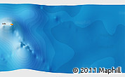 Political 3D Map of the area around 6° 7' 16" S, 177° 43' 29" E
