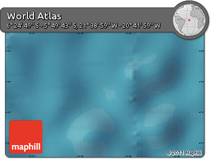 Satellite Map of the Area around 6° 7' 16" S, 21° 10' 29" W