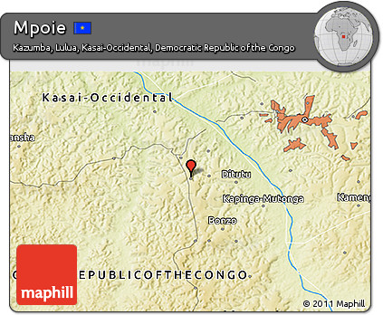Physical 3D Map of Mpoie