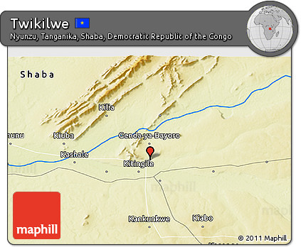 Physical 3D Map of Twikilwe