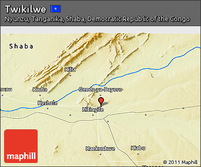 Physical 3D Map of Twikilwe