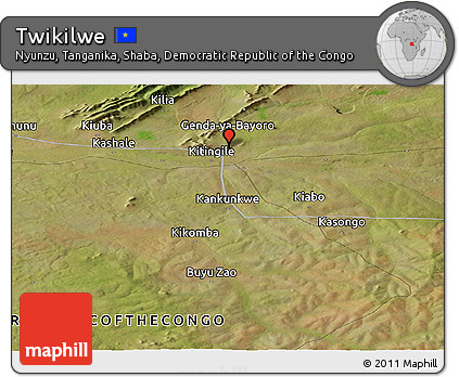 Satellite Panoramic Map of Twikilwe