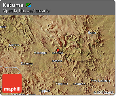 Satellite 3D Map of Katuma