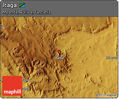 Physical Map of Itaga