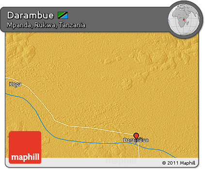 Physical 3D Map of Darambue