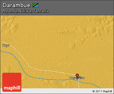 Physical 3D Map of Darambue