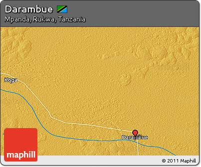 Physical 3D Map of Darambue