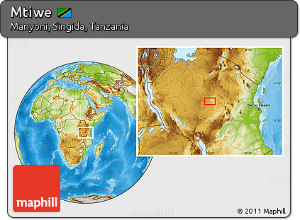 Physical Location Map of Mtiwe