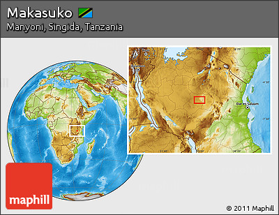 Physical Location Map of Makasuko