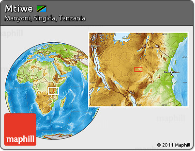 Physical Location Map of Mtiwe