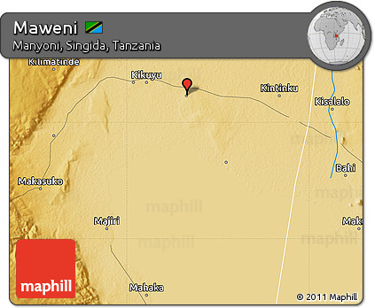 Physical Map of Maweni