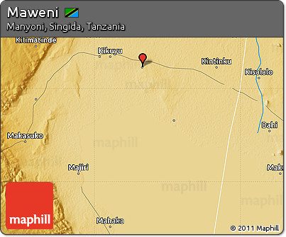 Physical Map of Maweni